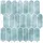 vidaXL Federfliese 20 pcs 30 x 30 cm Kunststoff Grün
