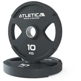 ATLETICA Hantelscheiben Dual-Gripper Hantelscheiben, Paar, 2.5 kg bis 25 kg, 20 kg, (2-tlg)