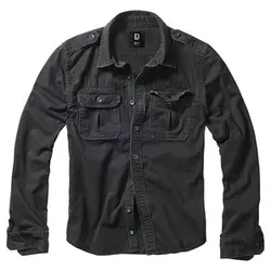 Brandit Vintage Oberhemd schwarz, M