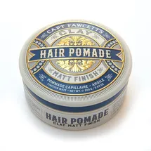 Captain Fawcett's Captain Fawcett Matt Clay Pomade 100g Starker Halt, Natürliches Matt-Finish Haarstyling Clay für Männer - Texturisierendes Haarwachs mit festem Griff - Made in UK