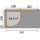Weka Designhaus 213 Plus B 5,33 x 2,38 m grau