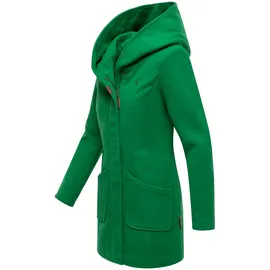 Marikoo Wintermantel "Maikoo", Damen, Gr. XL (42), grün (smaragd), Oberstoff: 90% Polyacryl, 8% Viskose, 2% Elasthan. Futter: 100% Polyester.