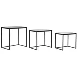 fijalo DKD Home Decor Set mit 3 Tischen, Standard