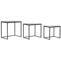 fijalo DKD Home Decor Set mit 3 Tischen, Standard