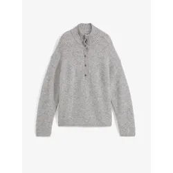 bonprix Wollpullover mit Alpaka, grau, 40/42 (M), Wolle