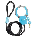 Master Lock Kabelschloss 1 m Schwarz/Pink/Blau/Grün