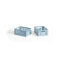 HAY Colour Crate Mini 2er Set Lavender