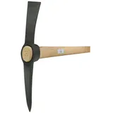 Idealspaten Kreuzhacke 3,0 Kg mit Buchenstiel 95 cm