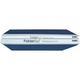 FolderSys Sichtbuch A4 Blau 20 Hüllen