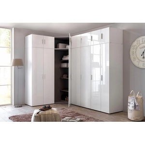 Kleiderschränke Preisvergleich Billiger De Wimex Kleiderschrank Valetta Mit Hochglanz Fronten Weiß Breite 30 Cm 1 Trg