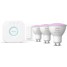 Philips Hue White & Color Ambiance GU10 Bluetooth Starter Kit + Bewegungsmelder