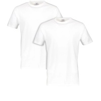 LERROS T-Shirt, (Packung, 2 tlg.), weiß
