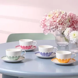 Villeroy & Boch Cappuccinotasse mit Untertasse 0,3 l Pink