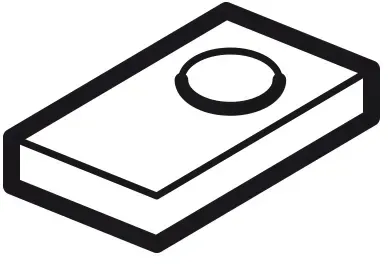 Sebo 2014 Lasche verzinkt passend für verschiedene Sebo Bürstsauger