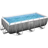 averto Bestway Power Steel Deluxe-Pool-Set 404 x 201 x 100 cm inkl. Filterpumpe