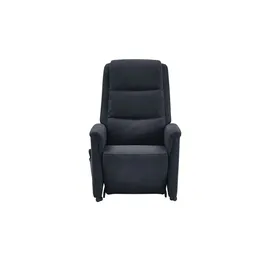 Hukla Fernsehsessel Dean Mikrofaser 70 x 105 x 88 cm Schwarz elektrisch
