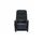 Hukla Fernsehsessel Dean Mikrofaser 70 x 105 x 88 cm Schwarz elektrisch