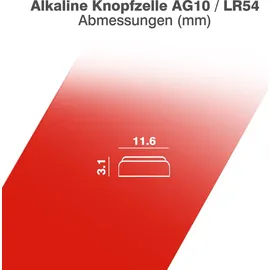 Camelion Knopfzellen AG10-BP10 10 St.