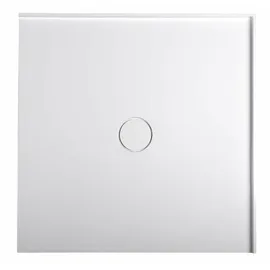 HAK MIRAI Duschwanne, Quadrat 90x90x1,8cm, weiss