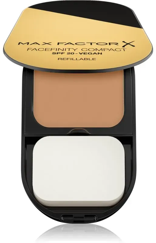 Max Factor Facefinity Refillable mattierendes Kompakt-Make up SPF 20 Farbton 006 Golden 10 g