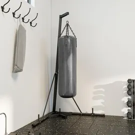 sportnow Boxsackständer höhenverstellbar freistehend klappbar bis 60 kg Stahl Schwarz
