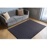 OBSESSION "Infinity 200", grau (anthrazit), B:160cm H:40mm L:230cm, Polyester, Teppiche, Fellteppich, Kunstfel, Uni Farben, Kaninchenfell Haptik, supersoft