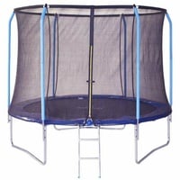 Spartan Sport Trampolin Safety + Netz + Leiter 305 cm Komplettset Garten Kinder