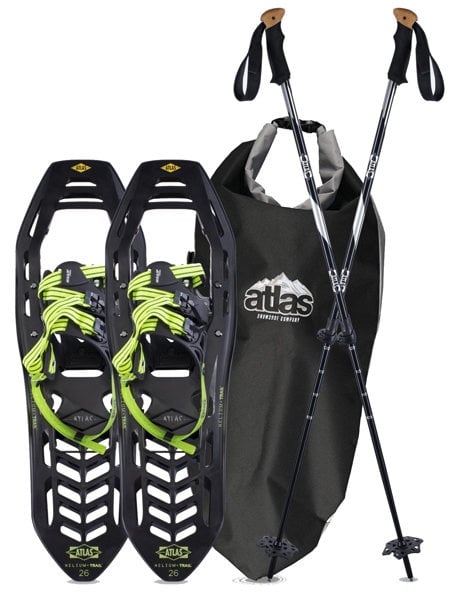 Atlas Helium Trail Kit - Schneeschuhe - Black/Green - 30