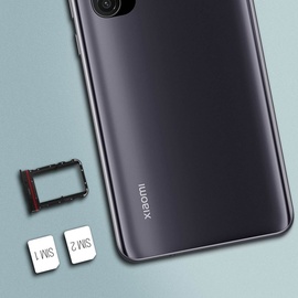 Clappio 2x Nano SIM-Kartenhalter Ersatzteil für Xiaomi Mi Note 10 – Schwarz