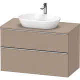 Duravit D-Neo Konsolenwaschtischunterbau wandhängend, Leinen Matt 1000x550x664 mm - DE4968070750000