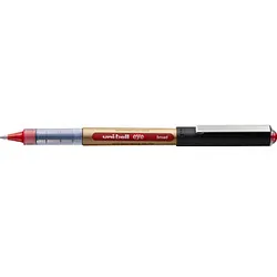 uni-ball eye broad Tintenroller gold 0,7 mm, Schreibfarbe: rot, 1 St.