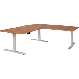 MCW Tischplatte MCW-D40 für Eck-Schreibtisch, Schreibtischplatte, 90° ~ eichefarben