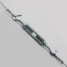 Aquagart 10 Seilspanner für Wildzaun Fostzaun Spannschloss Drahtspanner 2 Haken