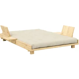 Karup Social Bett 140 x 200 cm Beige