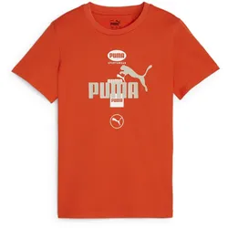 PUMA Power Graphic T-Shirt Jungen 18 - redmazing 116