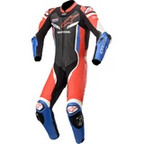 Alpinestars Honda GP Pro V2, Lederkombi 1tlg. - Schwarz/Rot/Blau - 48