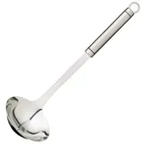 KitchenCraft Kitchen Craft KitchenCraft Professional Suppenkelle, Edelstahl, Schöpflöffel, Aufhängeloch, 33 cm, Silber