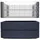 GARANTIA Hochbeet Ergo Quadro L Turbo 75 80 x 80 x 75 cm