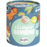Aladine Stempelset Holz Dinosaurier 8 St.