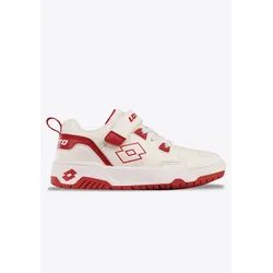 Sneaker LOTTO, Gr. 31, rot (weiß, rot), Synthetik, Mesh, sportlich, Schuhe
