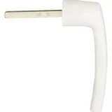 Roto Steckgriff lose, mit Vk 7 mm, Aluminium weiß