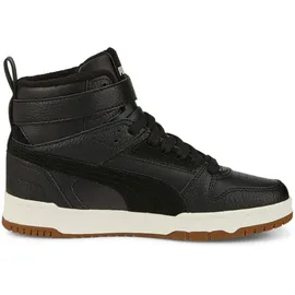 Puma RBD Game Winterized Mid-Top Sneaker gefüttert Kinder black/black/team gold 37