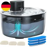 Pumpless Trinktiger Katzenbrunnen - Kabellos Trinkbrunnen Für Katze Mit Akku 500