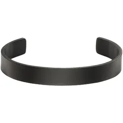Armspange BRUNO BANANI "Schmuck Geschenk ArmSchmuck B4100B/20/00/B, B4100B/20/00/S", schwarz, Armbänder, Damen, Edelstahl