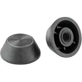 Anakel Hogar 2er-Pack Ersatzkappen anpassbar für Duromatic-Töpfe I aus Silikon I kompatibel mit Druckventilen Duromatic Supreme Modell, schwarz