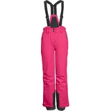 KILLTEC Mädchen Skihose/Funktionshose mit Latz, Kantenschutz und Schneefang KSW 152 GRLS SKI PNTS, pink,