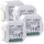 Luminea Home Control 4er-Set WLAN-Unterputzmodule für smarte Rollladen 4 St. Weiß
