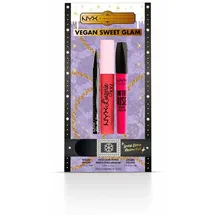 NYX Professional Makeup Vegan Sweet Glam Limited Edition LOTE 3 pz