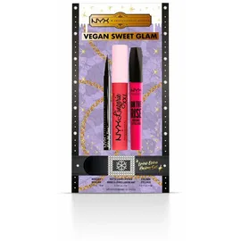 NYX Professional Makeup Vegan Sweet Glam Limited Edition LOTE 3 pz