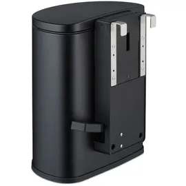 Relaxdays Küchenmülleimer hängend, 9l, - schwarz